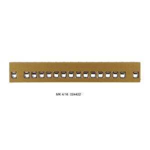 Single- and multi-pole terminal strip MK 4/16